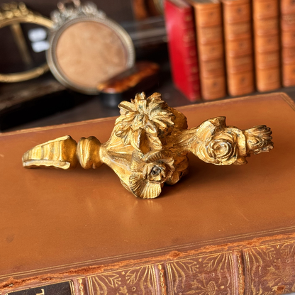 Gilded Bronze Flower Bouquet Salvage