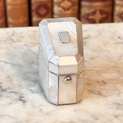 19th Century Mother-of-Pearl Needle/Thimble Box
