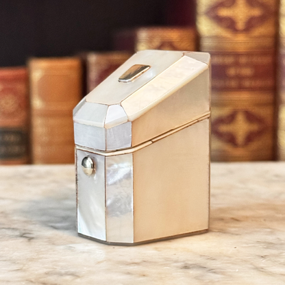 19th Century Mother-of-Pearl Needle/Thimble Box