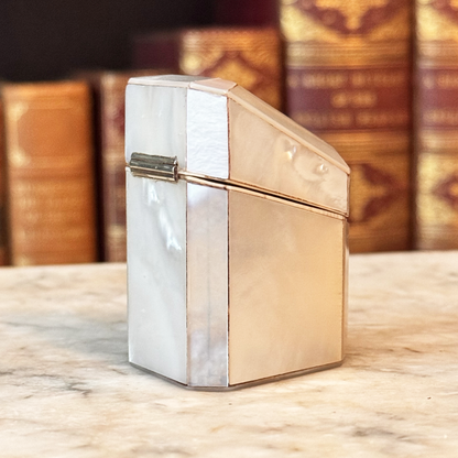 19th Century Mother-of-Pearl Needle/Thimble Box