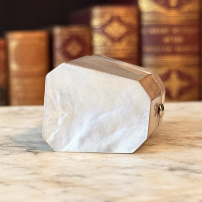 19th Century Mother-of-Pearl Needle/Thimble Box