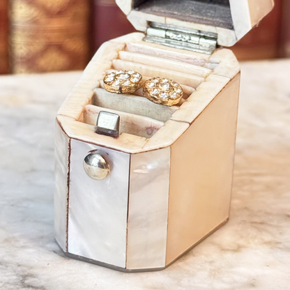19th Century Mother-of-Pearl Needle/Thimble Box