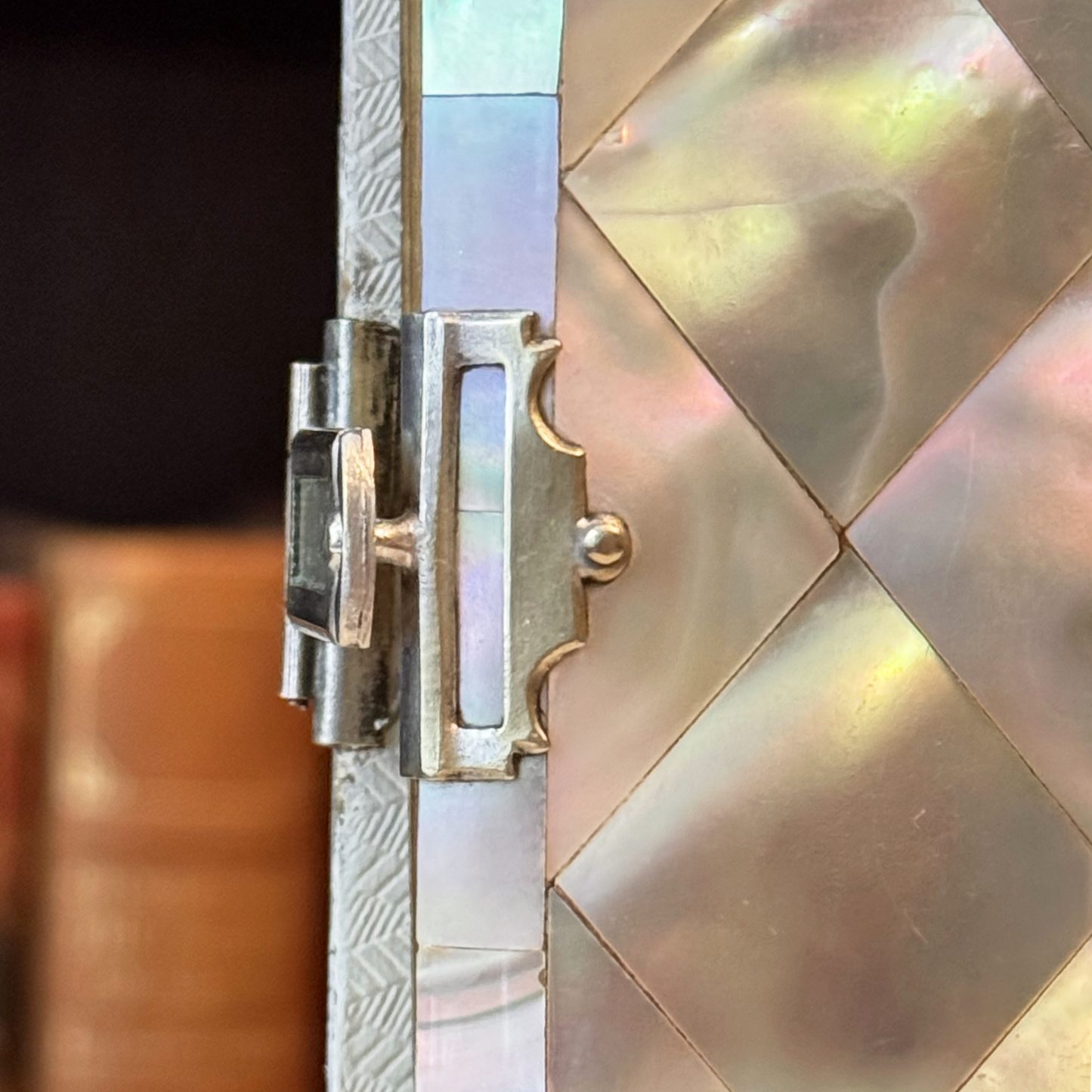 1886 Mother-of-Pearl Bound French Religious Book With Clasp