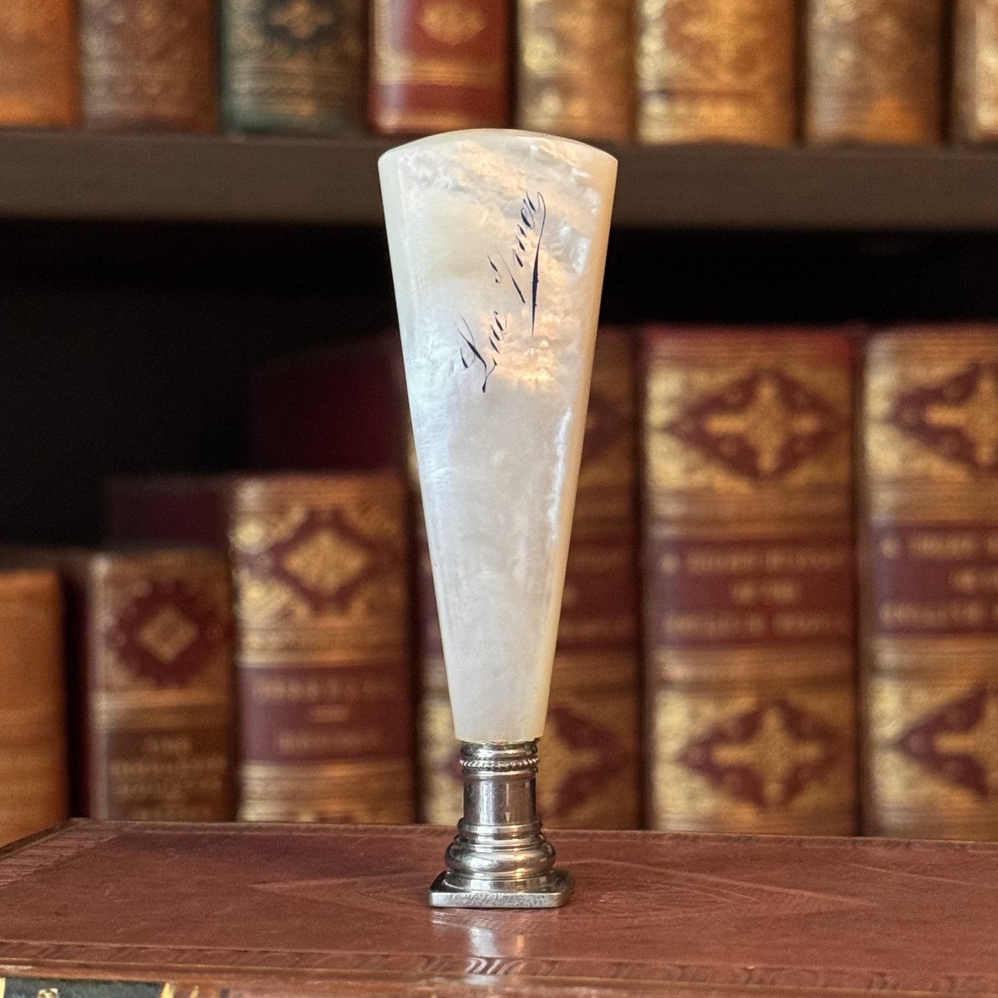 19th Century Mother-of-Pearl Wax Seal