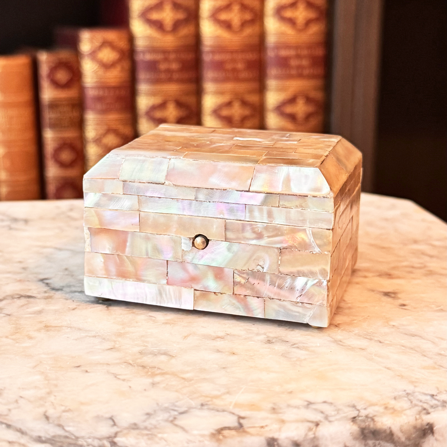19th Century Mother-of-Pearl Inlaid Box