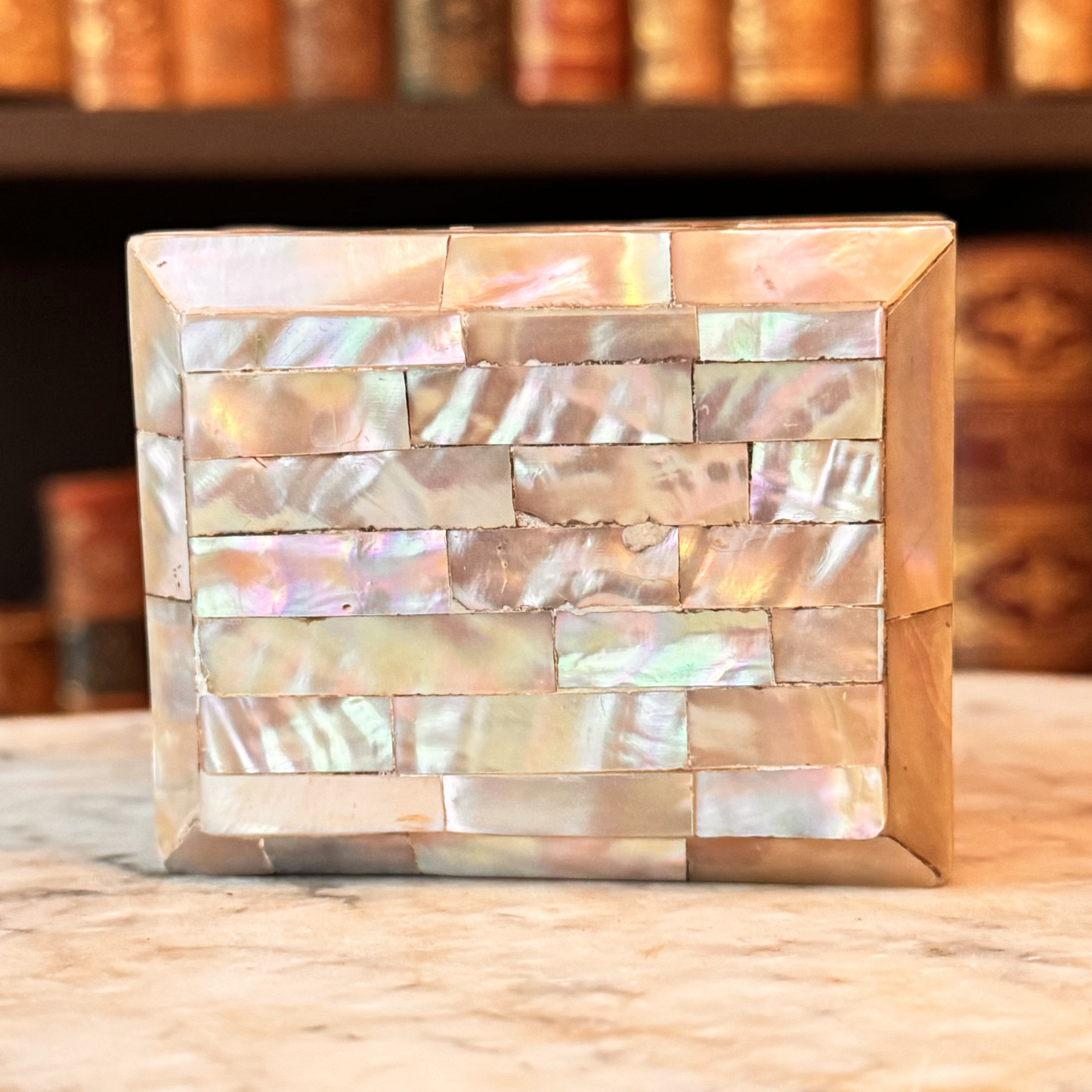 19th Century Mother-of-Pearl Inlaid Box