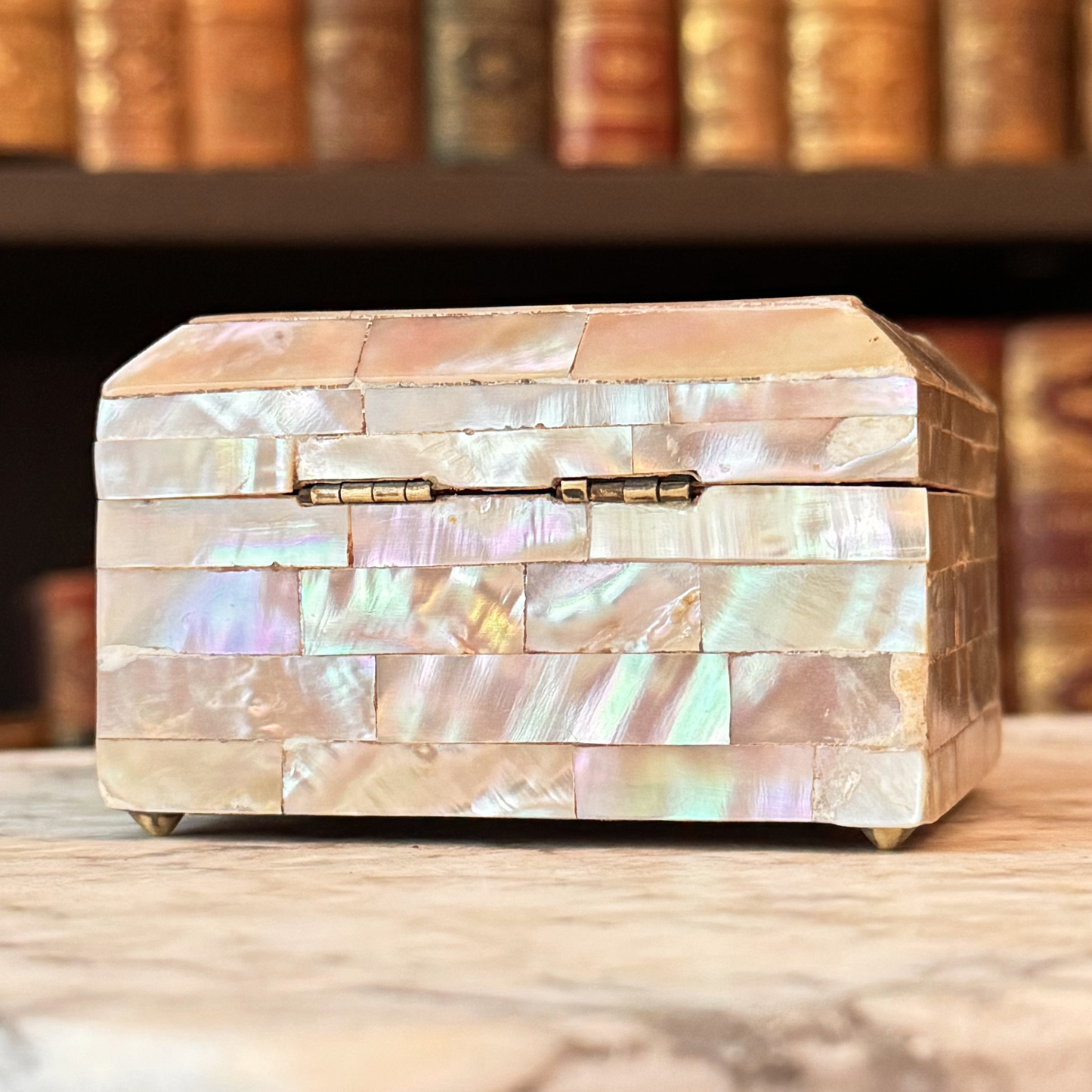 19th Century Mother-of-Pearl Inlaid Box