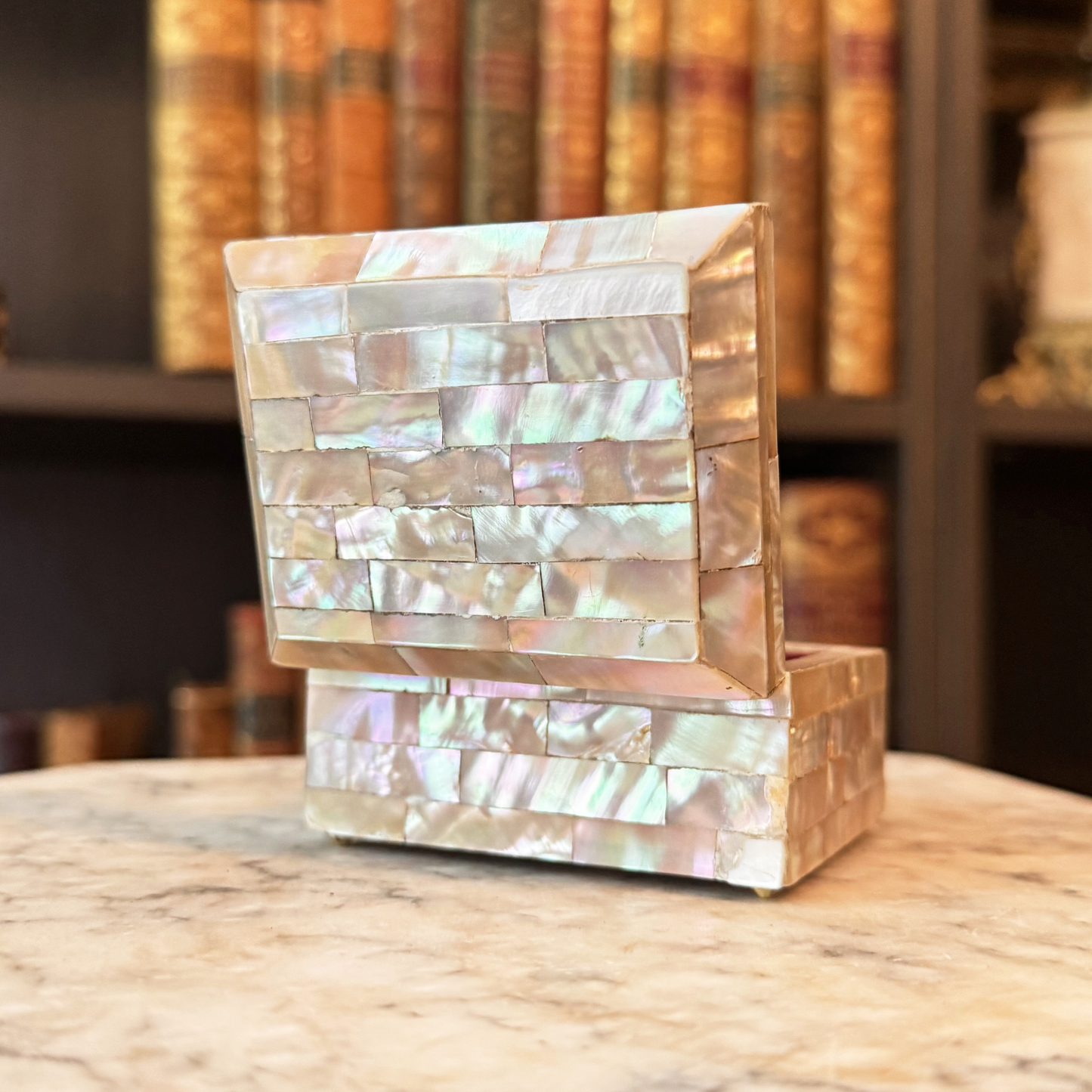 19th Century Mother-of-Pearl Inlaid Box