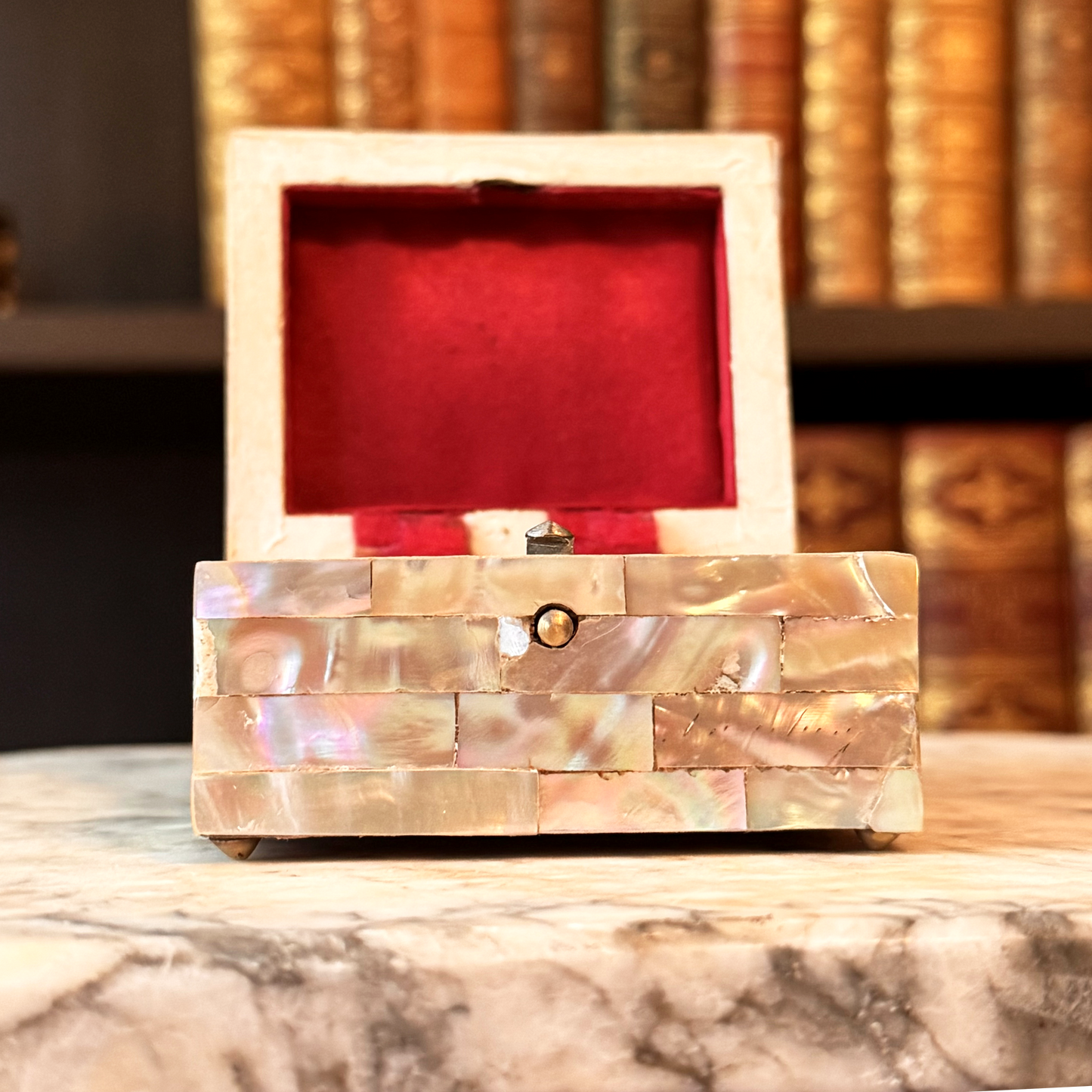 19th Century Mother-of-Pearl Inlaid Box