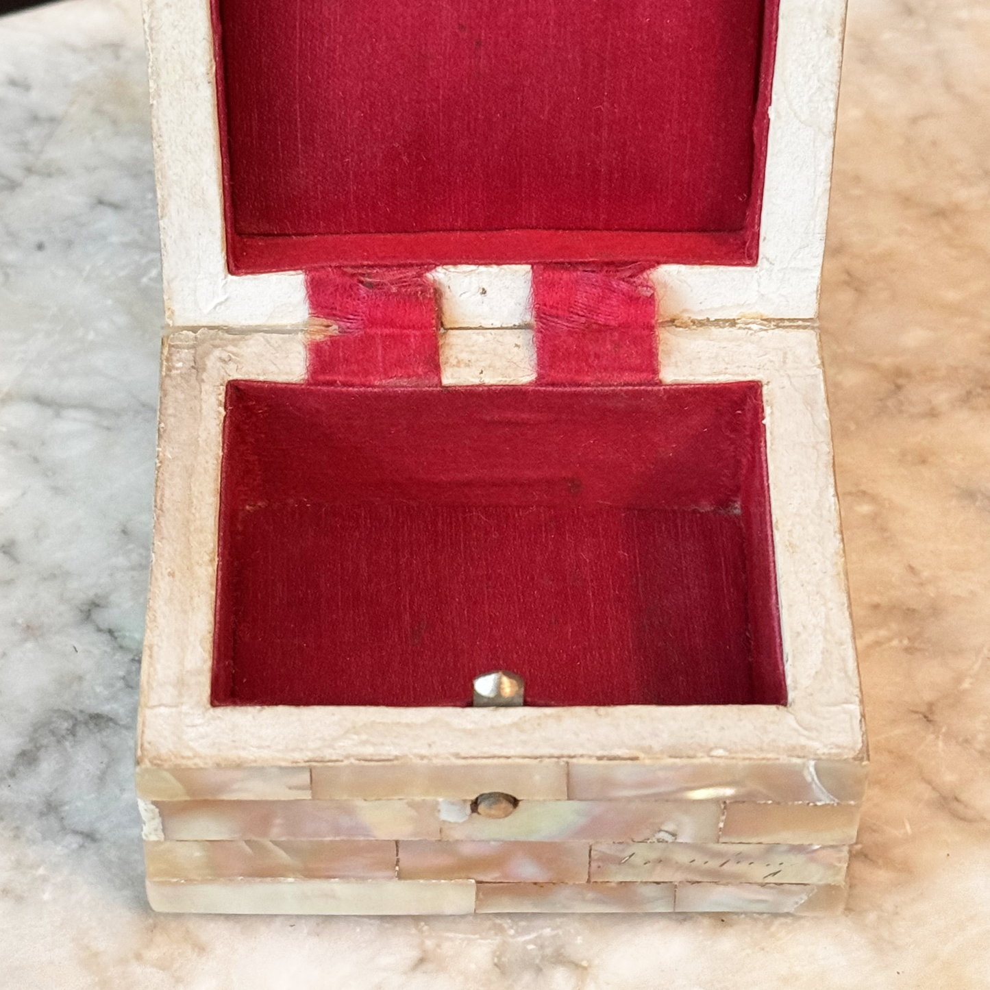 19th Century Mother-of-Pearl Inlaid Box