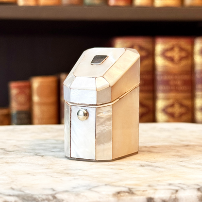 19th Century Mother-of-Pearl Needle/Thimble Box