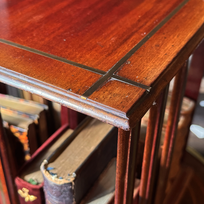 Antique Mini Revolving Book Caddy