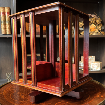 Antique Mini Revolving Book Caddy
