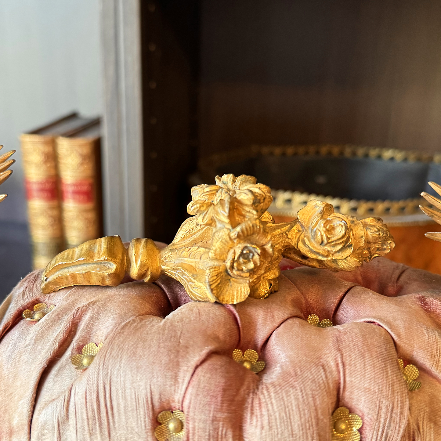 Gilded Bronze Flower Bouquet Salvage