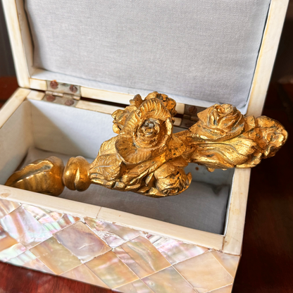 Gilded Bronze Flower Bouquet Salvage