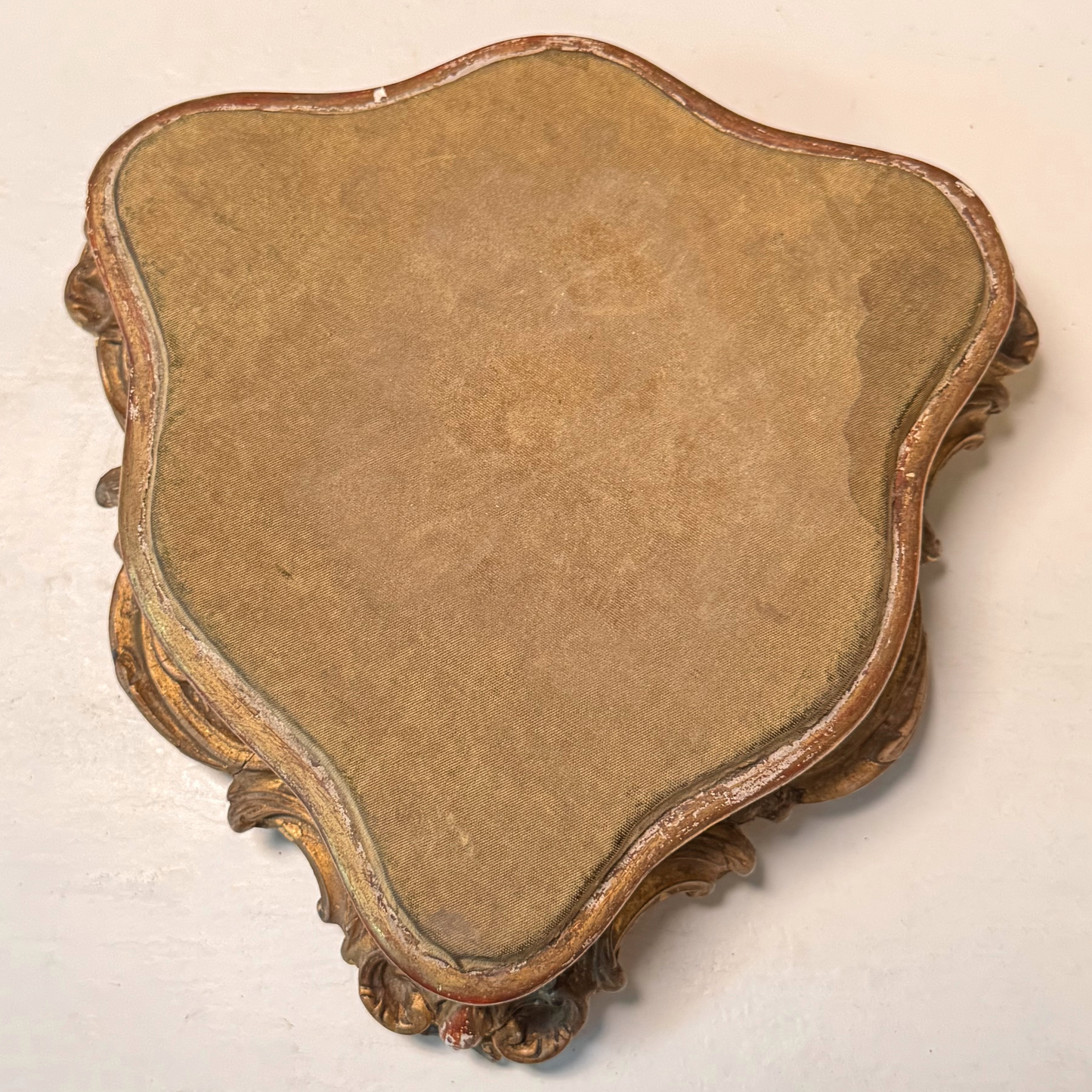 Pair of Antique Ornate Gilt Wood and Gesso Risers