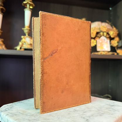 1865 A Familiar History of Birds by Edward Stanley Fine Leather Binding