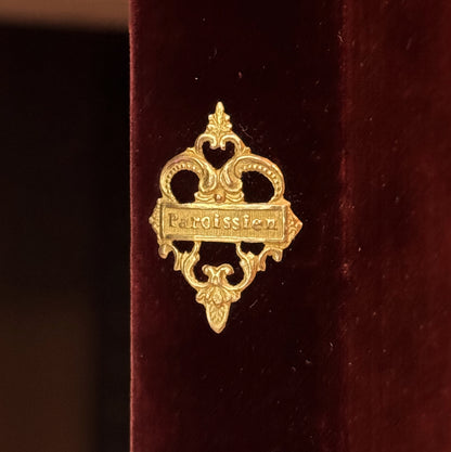 Antique French Velvet Prayer Book (Petit Paroissien) with Clasp