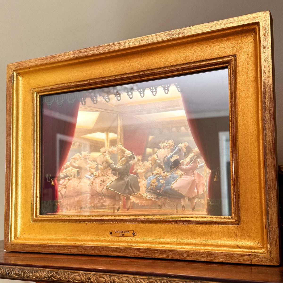 Rare Reuge-Philippart "Miroir Magique" (Magic Mirror) Ballroom Diorama