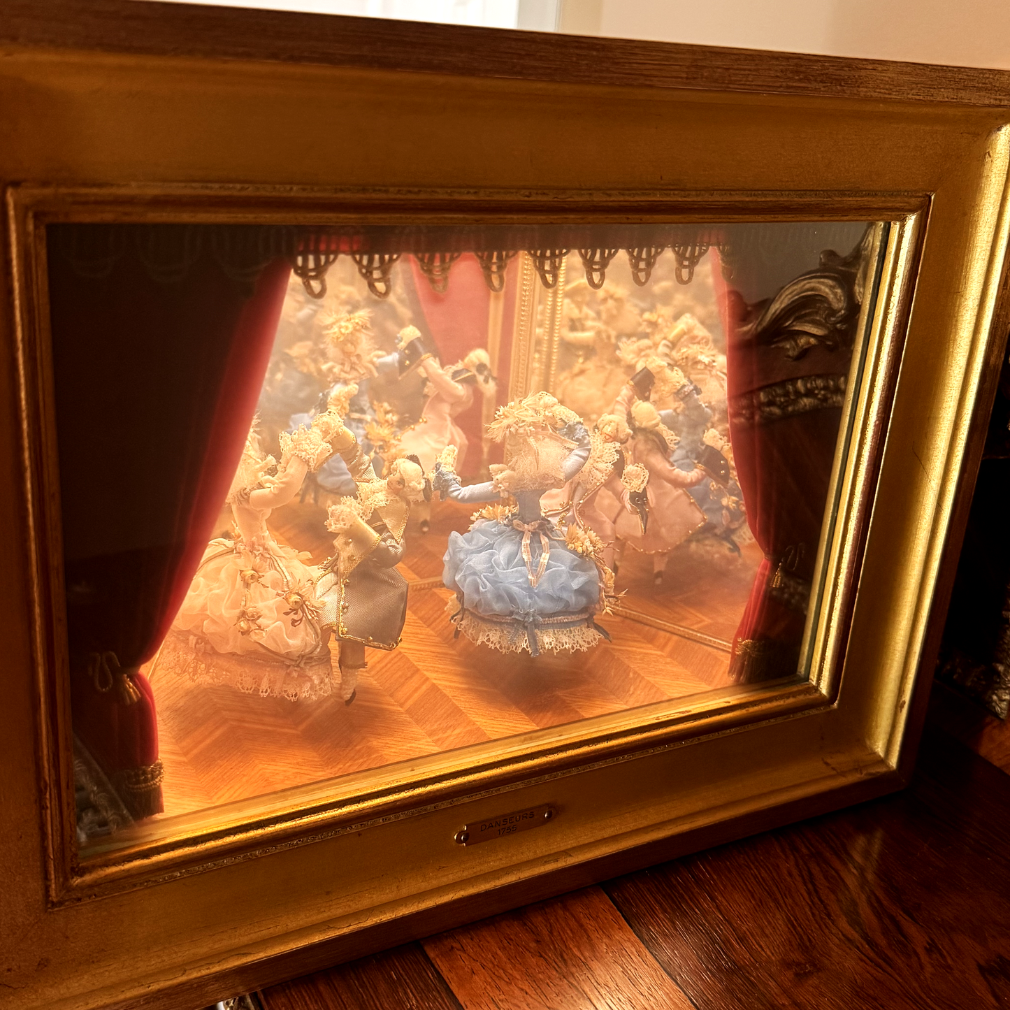 Rare Reuge-Philippart "Miroir Magique" (Magic Mirror) Ballroom Diorama
