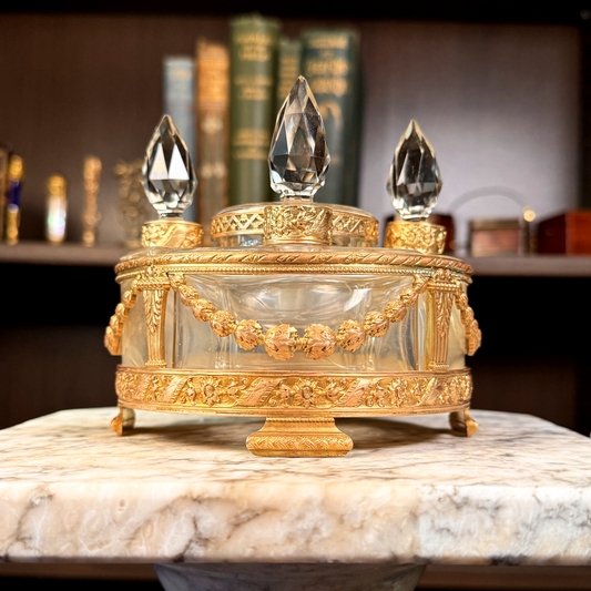 19th Century Ormolu Mounted Perfume Caddy *Disclaimers