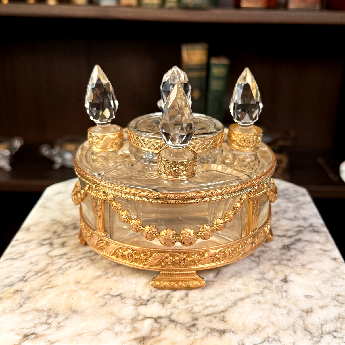 19th Century Ormolu Mounted Perfume Caddy *Disclaimers