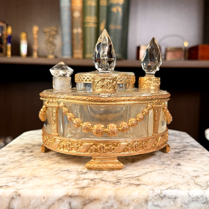 19th Century Ormolu Mounted Perfume Caddy *Disclaimers