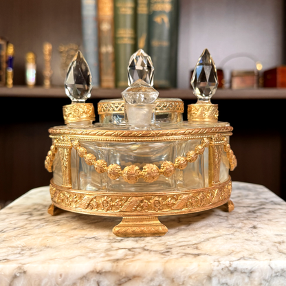 19th Century Ormolu Mounted Perfume Caddy *Disclaimers