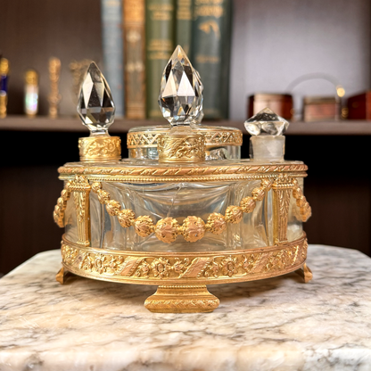 19th Century Ormolu Mounted Perfume Caddy *Disclaimers