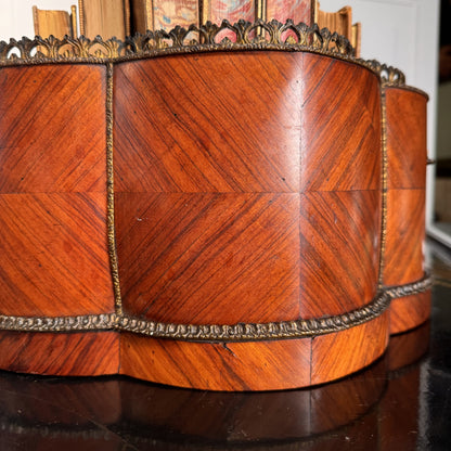 19th Century French Jardinière with Hand-Painted Sèvres-Style Plaque